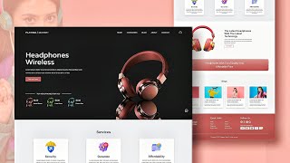 🔥Complete Responsive Headphone Store Website using React JS + Tailwind CSS + Framer-motion