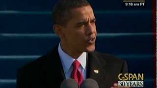 C-SPAN: President Barack Obama 2009 Inauguration and Address