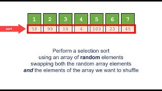 Algorithms: Shuffling an Array Using Sorting