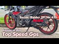 Suzuki Raider r150 Sprocket Set 37t/14t-415 Review GPS top speed dan video comparison 40t-36t/14