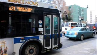 MaBSTOA Bus: Orion 7 NG M21 / New Flyer D60HF M103 at Houston St. / Bowery