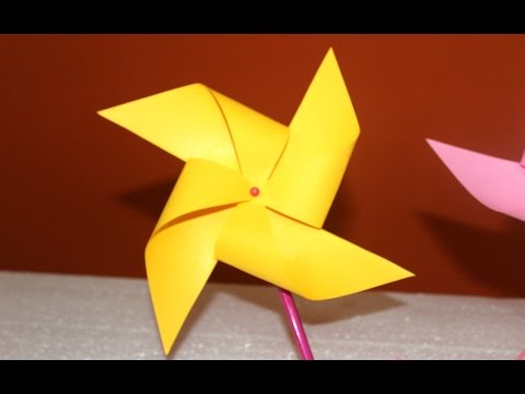 DIY How to make Paper Windmill that Spins || Easy Project for Children DIY How to make Paper Windmill that Spins || Easy Project for Children