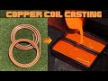 Melting Copper Coils - Copper Coin Casting - ASMR Metal Melting - BigStackD Copper Casting