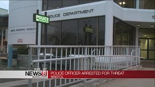 Bristol police officer arrested for alleged workplace threat