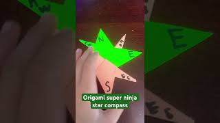 Origami super ninja star compass (by robs world) 🧭🥷💫