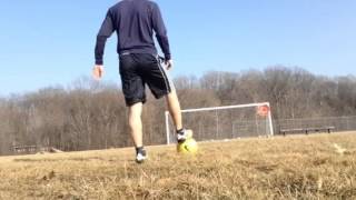 Amazing soccer accuracy skillz