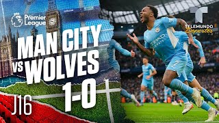 Highlights & Goals | Man. City vs. Wolverhampton 1-0 | Premier League | Telemundo Deportes