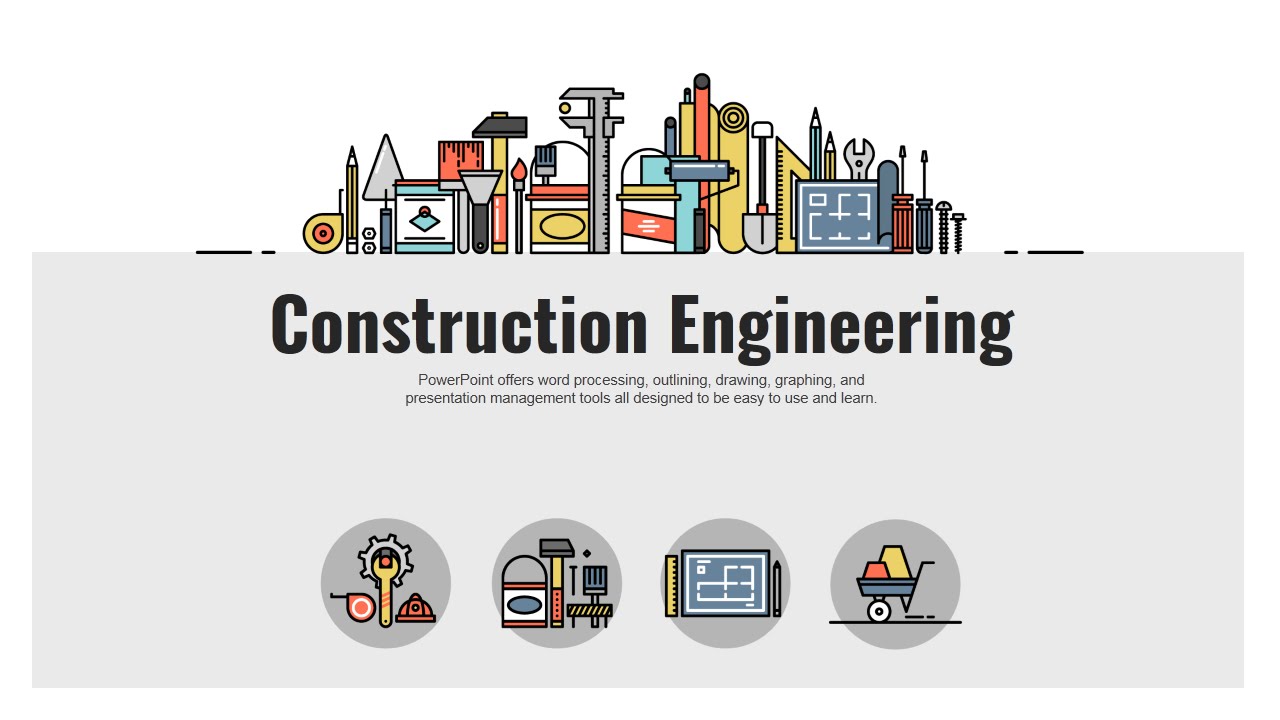 Construction Engineering Animated Ppt Youtube