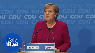 Angela Merkel confirms she will not run for re-election in 2021