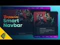 Smart Responsive Navbar (Animate Navbar on Scroll) using Vanilla JavaScript