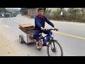 top diy ideas build a unique cargo truck from a bicycle and an electric motor