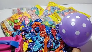 Unboxing Balloons | Popping with balloon | Lots of Colorful Balloons 💞