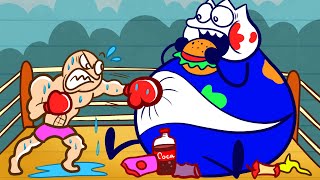 Max Can Take Hit Forever - Sumo Superstar Pencilanimation Short Animated Film @MaxsPuppyDogOfficial