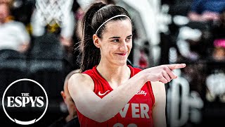 Caitlin Clark wins ESPY for Best WNBA Player 🏆 (📍 @ATT) | 2025 ESPYS