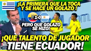 NARRADORES URUGUAYOS ELOGIAN EL GOLAZO KENDRY PAEZ "QUE TALENTO TIENE ECUADOR" VS ARGENTINA