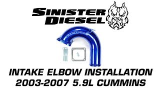 Sinister Diesel Intake Elbow Installation for 2003-2007 5.9L Cummins Trucks