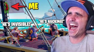 I Got Accused of CHEATING While Trolling Noobs in Sea of Thieves