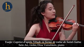 Ysaÿe Caprice Daprès Létude En Forme De Valse De Saint-saëns  Sein An Violin
