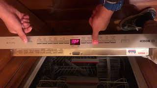 Bosch SMP66MX01A Serie 6 Under Bench Dishwasher timeLight problem