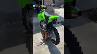 Klx110L with Yoshimura pipe