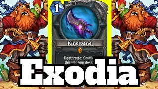 Exodia Rogue! INFINITE DAMAGE Kingsbane OTK Combo! | Hearthstone