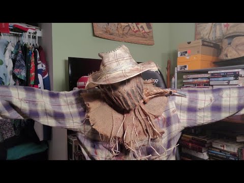 Scary Halloween Scarecrow Mask Diy Youtube