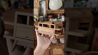 Miniature Dollhouse Furniture 1/6 - tinyhometinygoods  #woodwork #dollhouse #dollhousefurniture