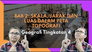 GEOGRAFI TINGKATAN 4 : BAB 2 : SKALA, JARAK DAN LUAS DALAM PETA TOPOGRAFI (Pengiraan jarak)