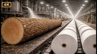 Inside a Billion Dollar Paper Industry: Paper Rolls — From Trees to Final Product (Full Process)