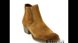 Tamaris 25341-319 Brown suede or snake ankle boots