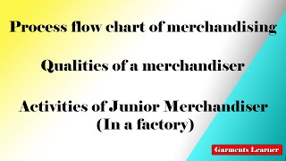 Full Concept of Merchandising | flow process chart of Merchandiser |  Accessories cost