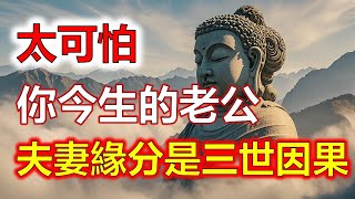 夫妻缘分是三世因果，你今生的丈夫，前世是你的什么人？看一次哭一次