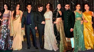 Bollywood Celebs At Priyanka Nick WEDDING Reception Mumbai HD-Salman,Dipika,Ranv