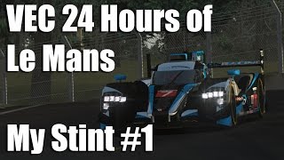 rFactor 2 - VEC 24 Hours of Le Mans: My Stint #1