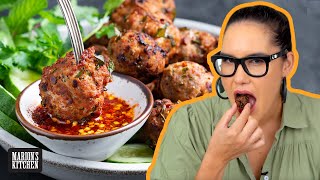 Crispy, golden, spicy Thai Meatballs  | Marion's Kitchen