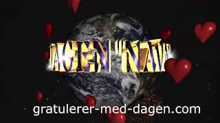 GRATULERER MED DAGEN VIDEO MED SKREDDERSYDD TEKST