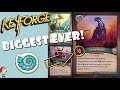 Biggest Keyforge Creature Yet! By a LOT (& Other New Saurian Creatures)