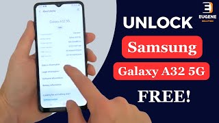 🔓 Unlock Samsung Galaxy A32 5G for Free 📱 | How to Unlock Galaxy A32 5G for Free Without Losing Data