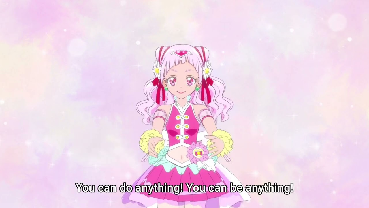 Cure Yell In The Ending Of Hirogaru Sky Precure - YouTube