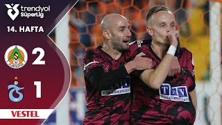 Vestel | Alanyaspor (2-1) Trabzonspor - Highlights/Özet | Trendyol Süper Lig - 2024/25