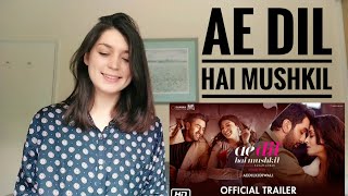 AE DIL HAI MUSHKIL Trailer REACTION | Karan Johar | Ranbir Kapoor | Fawad Khan | Anushka Sharma