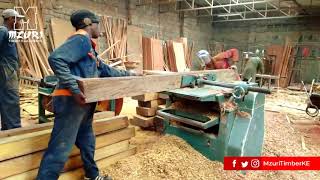 Mzuri Timber \u0026 Hardware - Timber Machine Works (Solid Mahogany Door in Kenya)