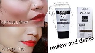 India's cheapest primer. Does it work? Insight primer demo and review.