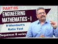 D'Alembert's Ratio Test||Infinite series||Engineering Math-2|M2||JNTU/OSMANIA||pgt/tgt/kvs PART:06