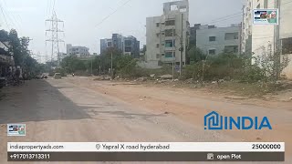 356 Yards Buy Now! Unbelievable North Face Commercial Land  plot Property Yapral x road Hyderabad