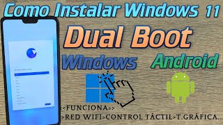 Como INSTALAR Windows 11 ARM (sin emulador)| Iniciar DOS Sistemas ANDROID y WINDOWS One Plus 6