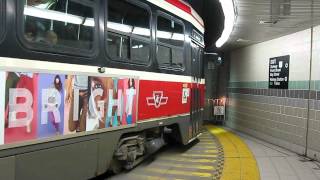 TTC - SIG/UTDC CLRV 4000 departing Union Station