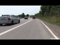 two modifed honda s2000 s at the nürburgring gas station revs loud acceleration