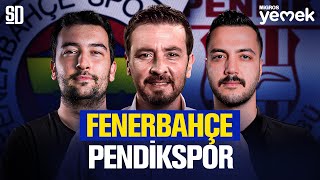 FENERBAHÇE GERİDEN GELİP FARKLI KAZANDI | Fenerbahçe 4-1 Pendikspor, Mert Hakan, Batshuayi, Ferdi