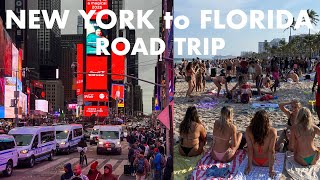 LIVE Driving NYC to Fort Lauderdale Florida Road Trip w/Dog in Rental Car New York City